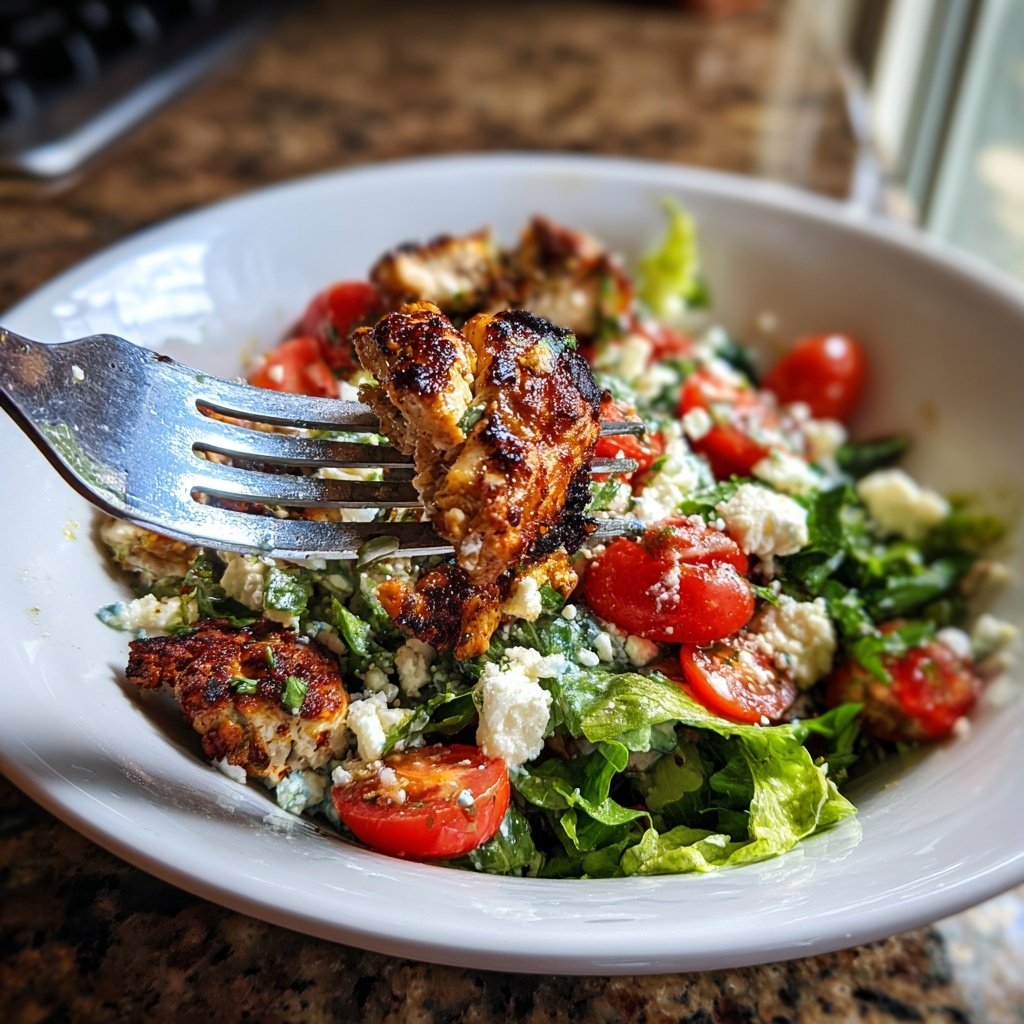 Mediterranean Grilled Chicken Salad