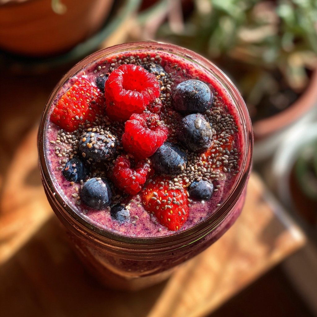 Mixed Berry Morning Smoothie