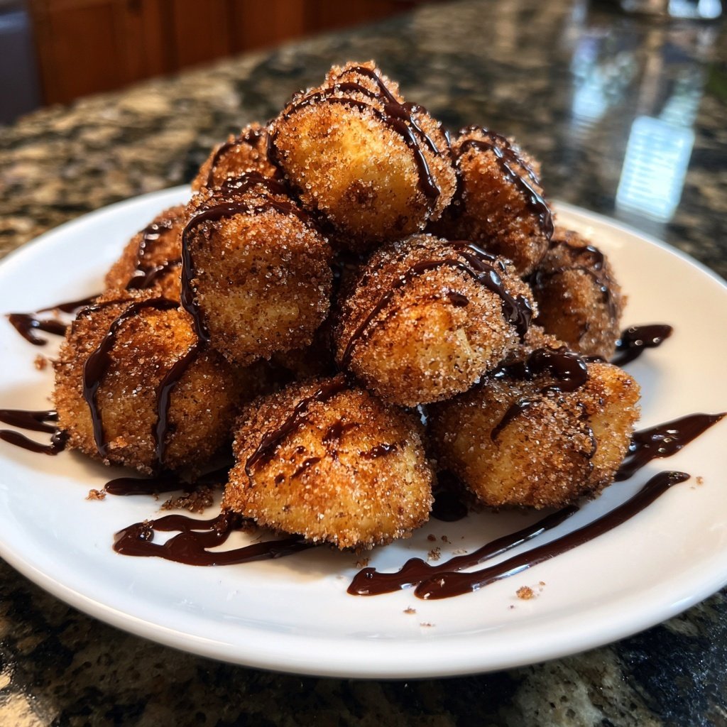 Fluffy Air Fryer Churro Bites