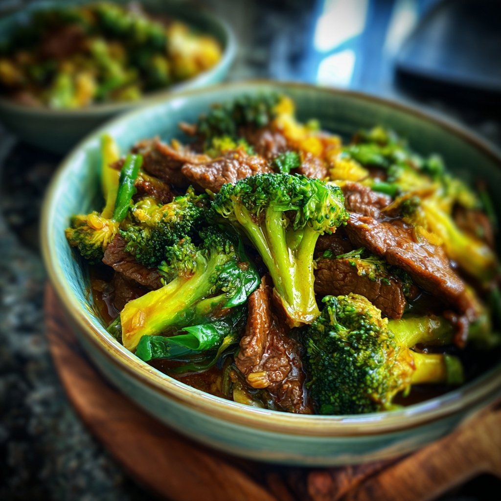 High Protein Beef And Broccoli Bowl