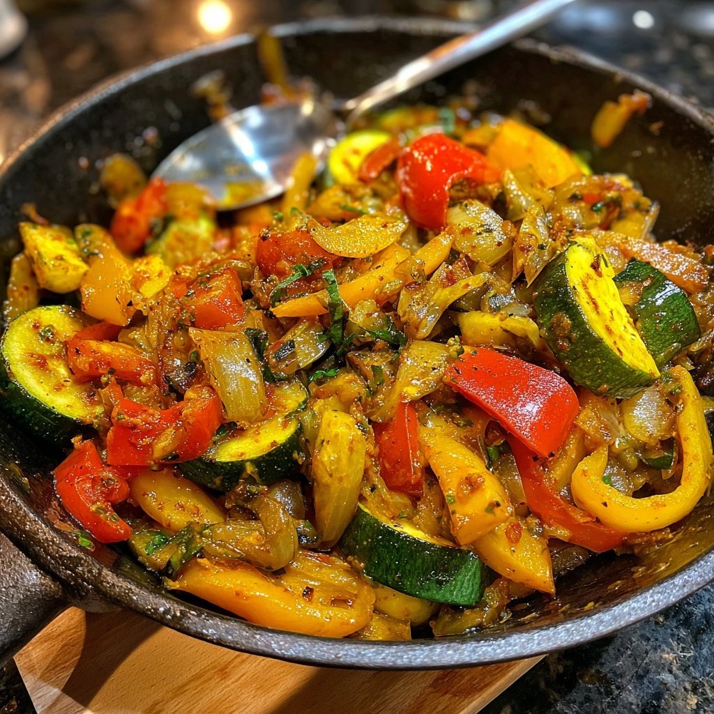 Smoky Paprika Veggie Skillet